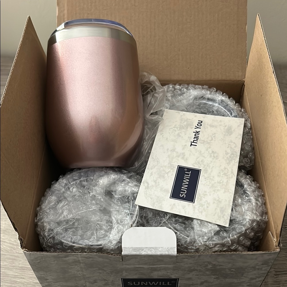 Sunwill Rose Gold Tumbler Set